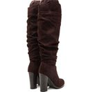 Incaltaminte Femei CheapChic Cuff It Out Slouchy Faux Suede Boots Brown