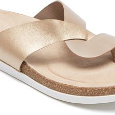Rockport Romilly Curvy Thong Matte Grey Smooth/Gold Pearl