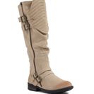 Incaltaminte Femei CheapChic Gimme A Moment Faux Nubuck Boots Beige