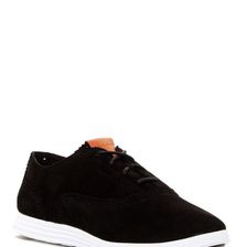Incaltaminte Femei Cole Haan Ella Grand OX II Suede Sneaker - Wide Width Available BLK SD-IVO