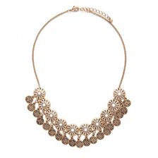 Bijuterii Femei Forever21 Medallion Collar Necklace Antique gold