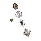 Bijuterii Femei Forever21 Faux Stone Ring Set Bsilverpurple