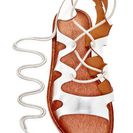 Incaltaminte Femei Elegant Footwear Lupitaa Lace-Up Sandal SILVER