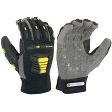 Accesorii Femei Carhartt Stronghold Hi-Vis Gloves BLACKGREYHI-VIS YELLOW (01)