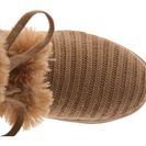 Incaltaminte Femei MUK LUKS Slipper Boot w Poms Camel