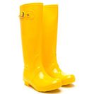 Incaltaminte Femei CheapChic Dry Land Pvc Rain Boots Yellow