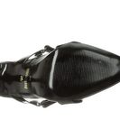 Incaltaminte Femei Just Cavalli Calf and Patent Leather Snake Pump Black