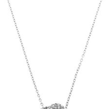 Michael Kors Knot Silver-Tone Pendant Necklace MKJ4204040 N/A