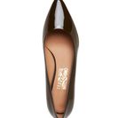 Incaltaminte Femei Salvatore Ferragamo Dark Brown Tanna Pointed Toe Stacked Heel Pumps Dark Brown