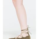 Incaltaminte Femei CheapChic Downtown Daytrip Cut-out Lace-up Flats Olive
