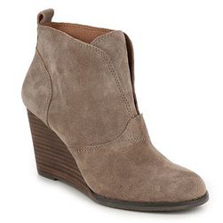 Incaltaminte Femei Lucky Brand Yasmin Wedge Bootie Taupe