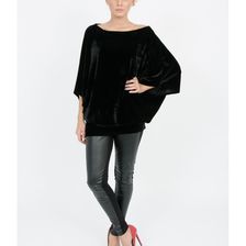 Bluza neagra Velvet Butterfly, Amelie Suri