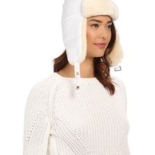 Accesorii Femei UGG Lorien Trapper Hat w Shearling Trim White Multi