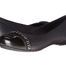Incaltaminte Femei Crocs Cap Toe Rhinestone Band Flat BlackBlack