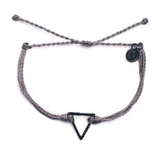 Accesorii Femei Pura Vida Black Hammered Triangle Grey Multicolor