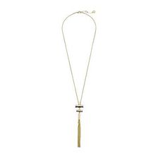 Bijuterii Femei French Connection Tube Tassel Necklace GoldSilver