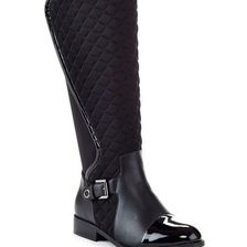 Incaltaminte Femei EXTREME By Eddie Marc Gabi Quilted Boot Black