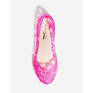 Incaltaminte Femei CheapChic All That Glitters Flat Neon Pink