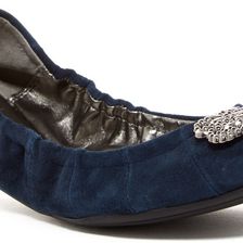 Tahari Valerie Flat Preppy Navy