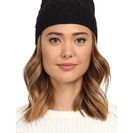 Accesorii Femei UGG Isla Lurex Beanie w Fur Pom Black Multi