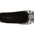 Incaltaminte Femei Bandolino Elina Striped Ballet Flat WhiteBlack