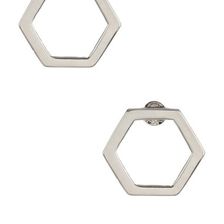 Bijuterii Femei Marc by Marc Jacobs Hexagon Stud Earrings ARGENTO