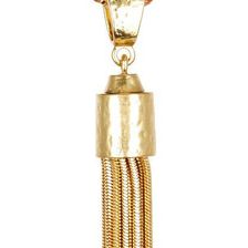 Vince Camuto Long Tassel Pendant Necklace GOLDT