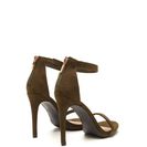 Incaltaminte Femei CheapChic Simple Statement Faux Suede Heels Olive