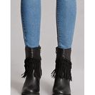 Incaltaminte Femei Forever21 Sbicca Tasseled Ankle Boots Black