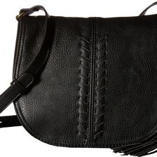 CARLOS by Carlos Santana Sadie Saddle Bag Black