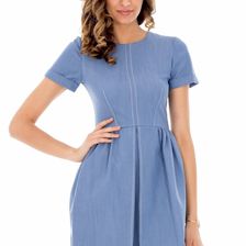 Rochie bleu, clos, model office, Roh