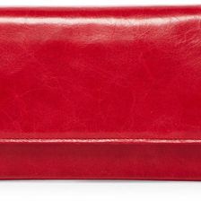 Hobo Sadie Trifold Leather Wallet GARNET
