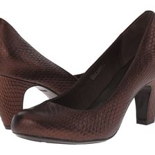 Born Sabrina - Crown Collection Tobacco/Bronze Embossed Full Grain Leather