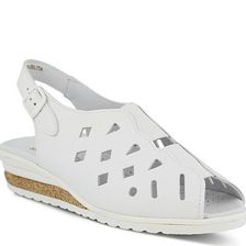 Incaltaminte Femei Spring Step Dublita Wedge Sandal White