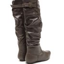 Incaltaminte Femei CheapChic Strap \'em Up Slouchy Knee-high Boots Taupe