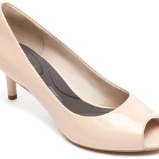 Rockport Finula Peep Rose Cloud Patent