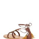 Incaltaminte Femei Dolce Vita Jinny Tassel Sandal Women BROWN LEATHER