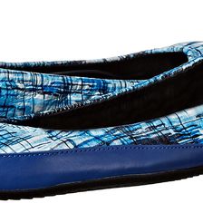 Calvin Klein Anabelle Fearless Blue Scratch Fabric/Leather