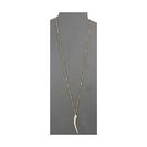 Bijuterii Femei Vince Camuto Pave Flat Horn Pendant Necklace Worn GoldCrystal