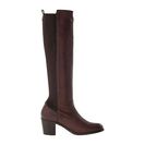 Incaltaminte Femei Frye Janis Gore Tall Dark Brown Buffalo Leather