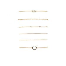 Bijuterii Femei Forever21 Chain Link Bracelet Set Gold