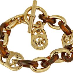 Michael Kors Heritage Link Tortoise Toggle Bracelet MKJ1675710 N/A