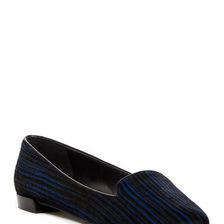 Incaltaminte Femei Stuart Weitzman Rialto Pipe Genuine Calf Hair Smoking Slipper ROYAL PINS