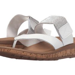 Incaltaminte Femei Rockport Weekend Casuals Keona Gore Thong White Smooth