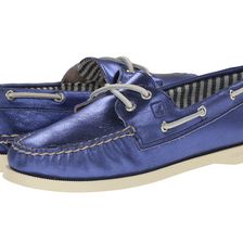 Sperry Top-Sider A/O 2-Eye Metallic Kid Suede Blue