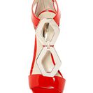 Incaltaminte Femei BCBGeneration Cayce Cutout Heel Sandal CANDY RED