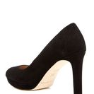 Incaltaminte Femei Via Spiga Brandy Peep Toe Pump BLACK SUEDE