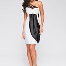 Rochie pe un singur umăr 