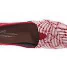 Incaltaminte Femei TOMS Woven Classics Red Woven