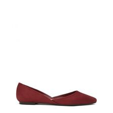 Incaltaminte Femei Forever21 Faux Suede Flats Berry
